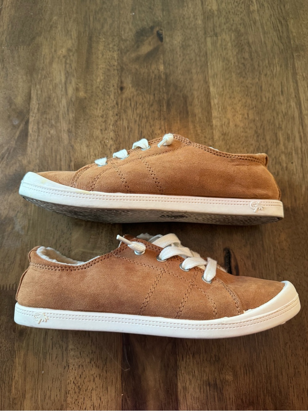 Jellypop Women’s Tan Cozy Suede Slip On Sneakers Size 8 - Picture 9 of 12